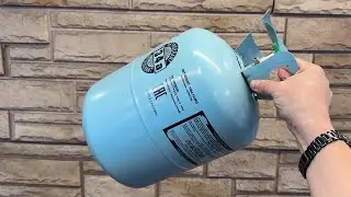 Never throw away an empty freon tank. A brilliant idea with your own hands