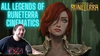 LEAGUE FAN REACTS TO - Tales Of Runeterra | All Cinematics (All Episodes) | League of Legends.