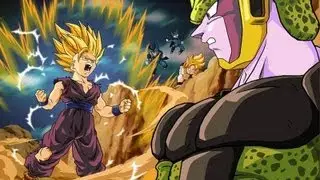 [AMV]DBZ. Son Gohan vs Cell. In My Remains (LP Tribute)