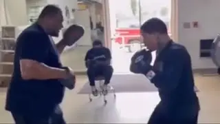 GERVONTA DAVIS TRAINING FOR RETURN [ FIRST DAY BACK IN THE GYM ]