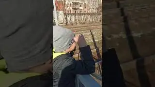 Встретили тепловоз ТГМ4 🚂🔥 Машем машинисту 👋