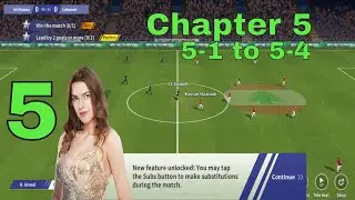 Dream Score - Soccer Champion | 5-1 to 5-4 | Chapter 4 | Gameplay iOS