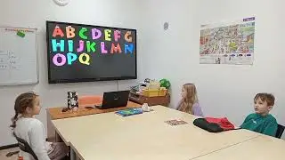 Учим английский алфавит с помощью песни