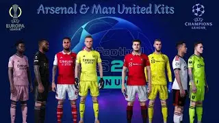 PES 2021 | ARSENAL & MAN UNITED KITS 2023 -SIDER & CPK VERSION = SOMAA | KITMAKER