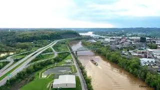 HYPERLAPSE of the OHIO and LITTLE KANAWHA RIVER filmed with MAVIC 2 PRO.