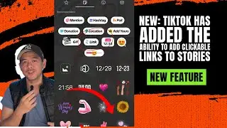 How to add a clickable link on TikTok Story!