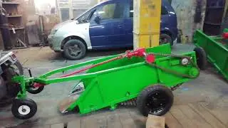 Сделали новую картофелекопалку