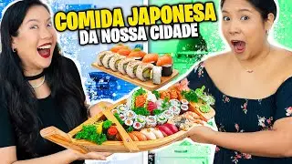 PROVANDO A NOVA COMIDA JAPONESA DA NOSSA CIDADE | Blog das irmãs