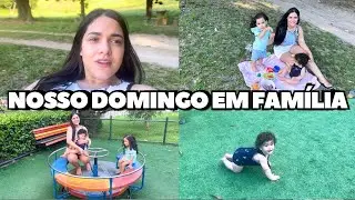 Um vlog diferente - domingo em família / 1º PIQUENIQUE DOS BABYS, QUE DIA PERFEITO