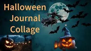 Halloween Journal Collage