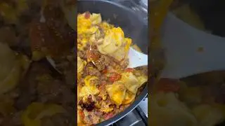 Cheeseburger Tortellini Skillet 🍔🔥