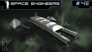 Designing The New Capital Ship! (Part 9) - Space Engineers LP - E46