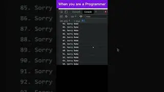 When yu are a Programmer