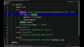 Python How To Handle Multiple Exceptions - ValueError - Pycharm