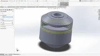 Solidworks Tutorial | Revolved Cut lessons for intermediate users | 3d Modeling Tutorial