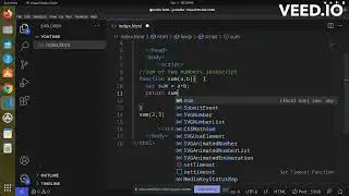 Sum of Two numbers Programs in Javascript