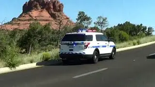 Prescott Arizona DPS Highway Patrol Ford Explorer responding near Sedona [AZ | 6/21/2015]