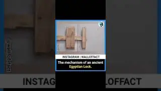 How Ancient Egyptian Lock Work.