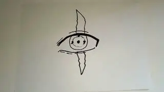 Como dibujar el ojo de Kakashi paso a paso