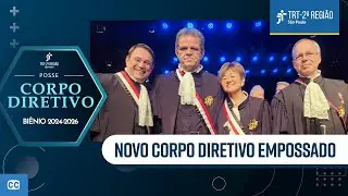 Empossado Corpo Diretivo do TRT-2 para o biênio 2024-2026