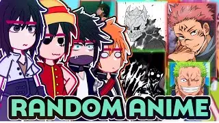 ||Fandoms reacting to RANDOM ANIMES|| \\🇧🇷/🇺🇲// ◆Bielly - Inagaki◆