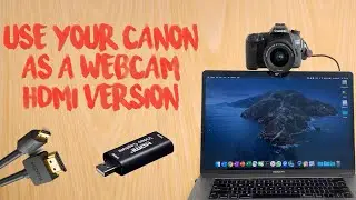 Canon 70D tip #14: Using your DSLR camera as a webcam with HDMI!