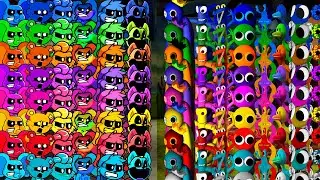 All Colors Smiling Critters VS All Colors Rainbow Friends Friday Night Funkin' (FNF Mod)