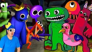 Garten of Banban 4 Vs. Rainbow Friends 2?! (FNF Animation Characters)