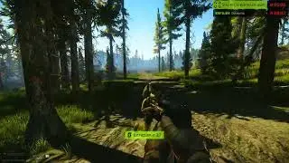 Shooting a PMC with a mk-18 in Escape From Tarkov