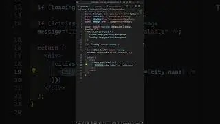 Loop Cities data in city item in React App - react18 
