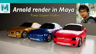 arnold render in maya I Time lapse Video