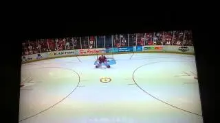 NHL 14 broken glass slapshot