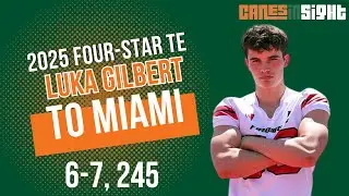 INSTANT REACTION: 4-STAR TE Luka Gilbert commits to Miami