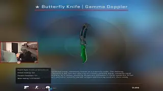 neko je već otvorio Butterfly Emerald Factory New 0.0074 Float (cijena 100,000$ min 100%)