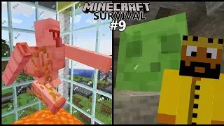 Iron Farm & Slime Farm - Minecraft Survival(episode 9)