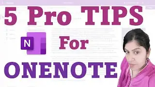 5 Pro Tips for Microsoft OneNote | OneNote Tips | OneNote
