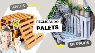 💡Como hacer un soporte para bicicletas ♻️ reciclar palets #reciclaje #diy #palets