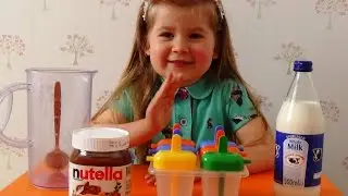 ♥Как сделать ШОКОЛАДНОЕ МОРОЖЕНОЕ из Нутеллы. How to make  Nutella ice cream