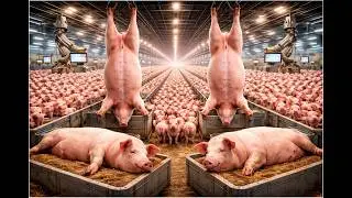 Inside a 100,000 piglet mega farm – Advanced agricultural methods revealed