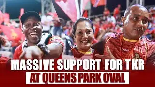 Passion and Pride: TKR Fans Unite at Queens Park Oval | TKR v BR | CPL 2023