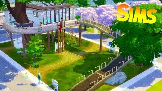 Wheelchair Accessible Treehouse Cafe // Stop Motion (Sims 4)