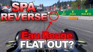 DRIVING SPA BACKWARDS in F1 22 | HOTLAP
