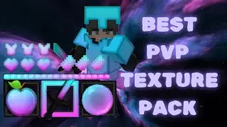 The Cotton candy 128x PvP Texture pack for Bedrock edition (Best PvP pack)