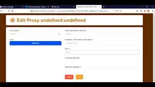 How to configure proxy using FoxyProxy in Firefox?