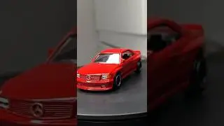MERCEDES - BENZ 560 SEC AMG HOT WHEELS WHEEL SWAP