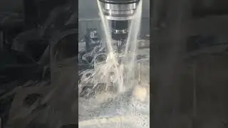 Фрезерная обработка отливки из высокопрочного чугуна #cnc #machine
