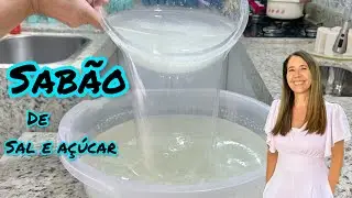 🔴O SABÃO DE AÇÚCAR É SAL MAIS FÁCIL DO YOUTUBE