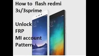 How to flash redmi 3s with locked bootloader using edl mode