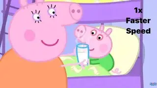 Peppa pig but every time George sneezes it gets faster 🐷