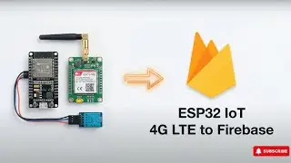 ESP32 4G LTE to Google Firebase Realtime Database | A7670G Module Tutorial